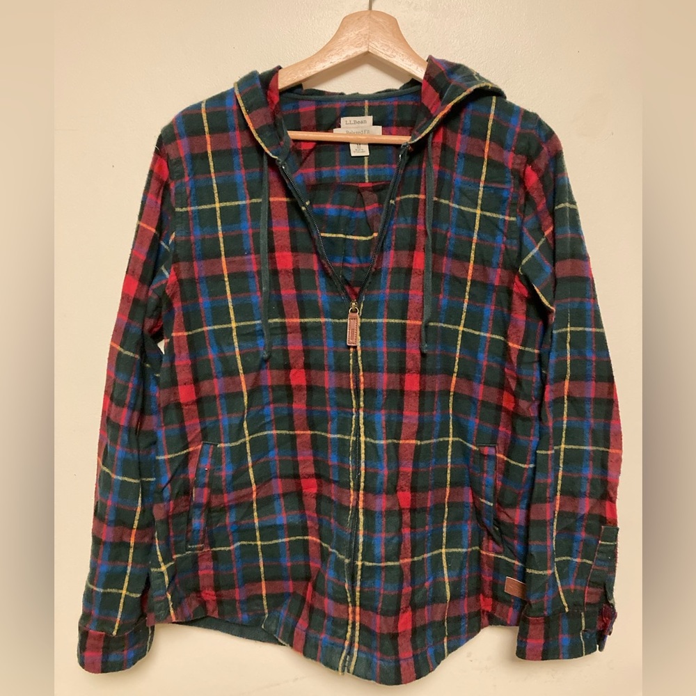 L.L. Bean flannel hoodie